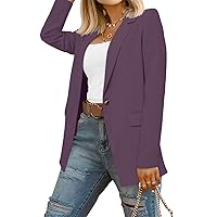 CRAZY GRID Women Business Casual Blazer with Lined Professional Work Suit Jacket with Pockets