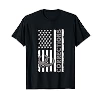 Correctional Officer Corrections Thin Silver Line T-Shirt