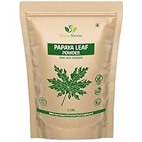 Papaya Leaves Powder 454g (1lb / 16 oz) | Carica Papaya | Papaya Leaf Powder Benefits Hair and Skin| Non GMO (1 Pound(16 Oz)) - Green Nectar