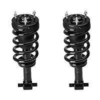 Front Strut Shock Assembly w/Coil Spring for Cadillac Escalade/ESV/Chevy Suburban 1500/ GMC Yukon XL 1500 07-14, EXT/Avalanche/Silverado/Sierra 1500 07-13, Replace 139104, Left & Right, 2PCS