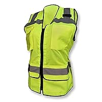 SV59W Ladies Heavy Duty Surveyor Safety Vest with Plan and Tablet Pockets