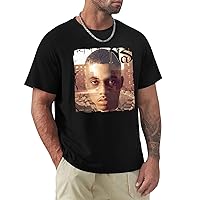 Man's Shirt Summer Cotton Short Sleeve Tees Crew Neck T-Shirts