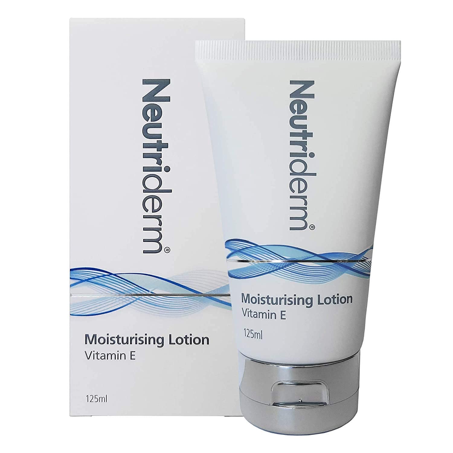 NEUTRIDERM Moisturising Lotion - Deep Hydration for All Skin Types with Vitamin E | Long-Lasting Body Lotion and Facial Moisturizer, 125ml, 2 Pack