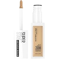 Maybelline Super Stay Liquid Concealer Makeup, Full Coverage Concealer, Up to 30 Hour Wear, Transfer Resistant, Natural Matte Finish, Oil-free, Available in 16 Shades, 27, 1 Count