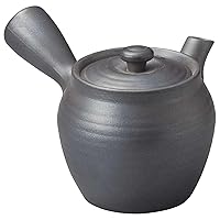 Banko Ware 18140 Teapot for 2 People, Capacity: Approx. 11.8 fl oz (350 ml), No. 1.5, Pot Shape, Yokan Glaze, Made in Japan
