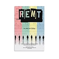 Wall Posters Rent Movie Posters Broadway Musical Theater Play Poster(2) Poster Decorative Painting Canvas Wall Art Living Room Posters Bedroom Painting 16x24inch(40x60cm)