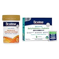 Biostime 2FL HMO Prebiotic + Probiotic Vitamin D Powder for Toddlers, Kids, Babies | Vitamin D Kids | Constipation & Gas Relief