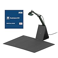 IPEVO V4K-S Document Scanner with AI and OCR for Scanning and Digitization of Books, Business Cards, IDs or Teaching Materials, Book Scanner, Document Camera, Pad and Multilingual OCR Software