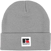 Russell Athletic Men's Fold Beanie Hat with Logo