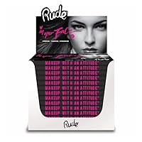 RUDE In Your Face 3-in-1 Palette Paper Display Set, 12 Pieces