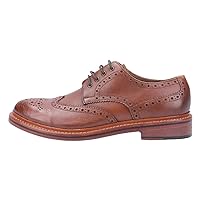Cotswold Mens Quenington Leather Goodyear Welt Lace Up Shoe Brown Size UK 8 EU 42
