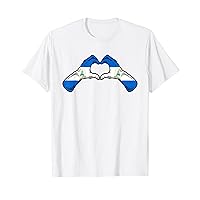 Nicaragua Flag Shirt Nicaraguan Heart T-Shirt