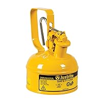 10011 Type I Steel Diesel Fuel Safety Can, 0.5L Capacity, Yellow