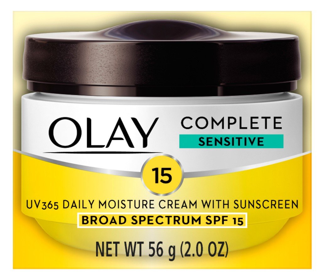Olay Complete Moisturizer Sensitive Spf#15 2 Ounce Jar (60ml) (6 Pack)