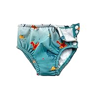 weVSwe Baby Boy Girls Swim Diaper Newborn Reusable Swimming Diaper UV Protection Adjustable Green Dinosaurs 18-24 Months