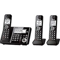 Panasonic KX-TGF343B DECT 3-Handset Landline Telephone