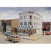 Walthers Cornerstone 933-4044 HO Scale Merchant's Row VII - Kit - 10-1/2 x 6-7/8 x 5-3/8