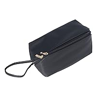 Multifunctinal Csmetic Bags Cases Csmetic Bags Bag, Waterprf Metal Zipper Prtable Travel Strage Bag (Color : Black)