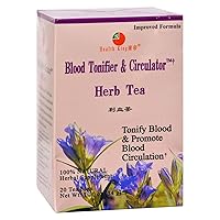Blood Tonifier & Circulator Herb Tea, Teabags, 20 Count Box