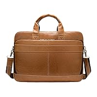 Men's Leather Briefcase Office Bags Genuine Leather Laptop Bags Totes Briefcase Handbags