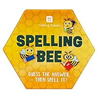 Fun Spelling Bee and Quiz Travel Pocket Game for Home or Journeys - Educational Trivia Cards with Trivia Challenges, for Boys or Girls - Plastic-Free, Ages 6+ -