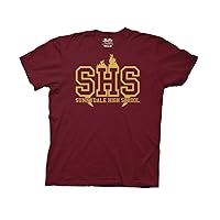 Buffy The Vampire Slayer SHS Sunnydale High School Maroon Adult T-Shirt Tee (Small)