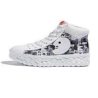 UIN Men's Fashion Sneakers Lightweight Walking Casual Slip Ons Art Painted Athletic Travel Skate Shoes Las Ramblas