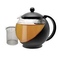 Half Moon Teapot, 40-Ounce, Black