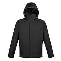 Ash City - Core 365 Men's Tall Region 3-in-1 Jacket with Fleece Liner LT BLACK