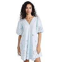 Ganni Women's Broderie Anglaise Dress