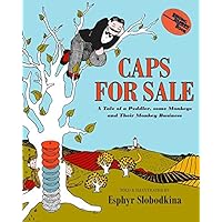 Caps for Sale: A Tale of a Peddler, Some Monkeys, and Their Monkey Business (Reading Rainbow Books) Caps for Sale: A Tale of a Peddler, Some Monkeys, and Their Monkey Business (Reading Rainbow Books) Paperback Audible Audiobook Kindle Hardcover Board book Audio CD Product Bundle