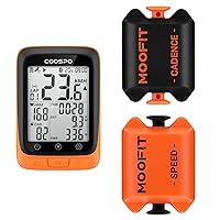 CooSpo [Bundle Promotion] BC107 GPS Bike Computer Matches with CS8 Cadence Sensor, CS8 Speed Sensor