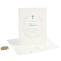 NIQUEA.D Card, Baptism Letterpress (NBP-0001)