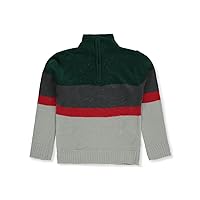 Boys' 1/4 Zip Colorblock Sweater
