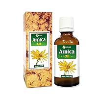 Arnica (Arnica Montana) Therapeutic Essential Oil by Salvia Amber Bottle 100% Natural Uncut Undiluted Pure Cold Pressed Undiluted Aromatherapy Premium Oil (50 ML)
