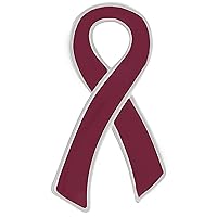 Awareness Ribbon Pins for Cancer & Disease Awareness - Various Causes - Bulk Quantities Available for Support Groups and Fundraising