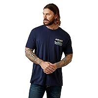 ARIAT Men's Surf Boar Western Aloha T-Shirt