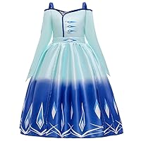 Frozen Ⅱ Cosplay Costume,Halloween Cartoon Princess Dress.
