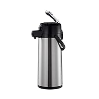 Thunder Group 3.0 LITER/101 OZ Airpot, Stainless Steel Body, S/S Lined, Lever Top, comes in each