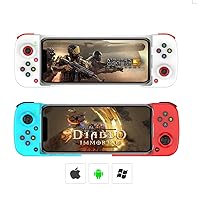 arVin Bluetooth Controller for iPhone/iOS/Android/PC with Back Button, Wireless Gamepad for iPhone 15/15 Plus/15 Pro/15 Pro Max/14/13/12/11, iPad, Samsung Galaxy S22/S21/S20, Tablet, COD, Steam