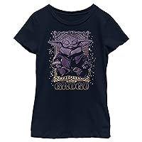 The Mandalorian Girl's Star Wars Grogu Meditation T-Shirt