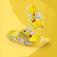 Slippers Toddler Colorful Patterns Bath Shower Kids Soft Non-Slip Summer Beach Shoes Boys Girls, Soft Swimming Pool Outdoor Beach Indoor Bathroom Water Shoes