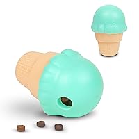 Brightkins Large Ice Cream Cone Treat Dispensers for Dogs - Interactive Dog Toys for All Breeds, Gifts for Dogs