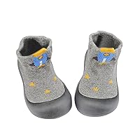 Tan Sneaker Infant Shoes Toddler Indoor Walkers Baby Cute Animals First Casual Socks First Tennis Shoes Baby