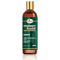 Elevated Rosemary Mint Shampoo with Biotin 12 oz. - Made with Natural Rosemary & Mint to Strengthen Dry and Damaged Hair, Smooth Split Ends and Moisturize Dry Scalp