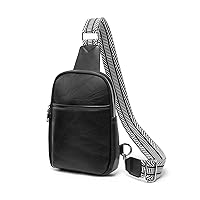 MISS LULU Sling Bag For Women, Soft Leather Anti Theft Chest Bags Crossbody Purse Fanny Pack For Travel