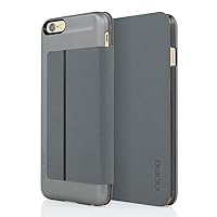 iPhone 6S Plus Case, Incipio Highland Premium Folio [Credit Card] Wallet Folio iPhone 6 Plus, iPhone 6S Plus - Gunmetal/Gray