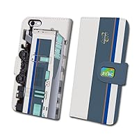 Railway Smartphone Case No.39 Kuhane 581 Kitaguni [Notebook Type] Licensed by JR West Japan iPhone 7/8 tc-t-039-7