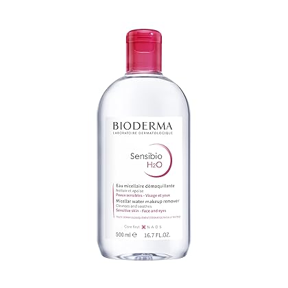 Bioderma - Sensibio - H2O Micellar Water - Makeup Remover Cleanser - Face Cleanser for Sensitive Skin