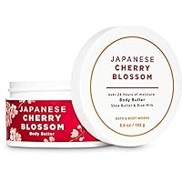 Bath & Body Works JAPANESE CHERRY BLOSSOM Body Butter 6.5 Ounce (packaging varies)